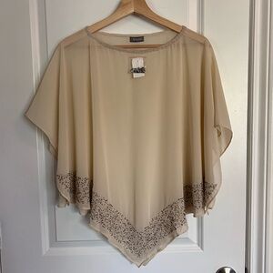 Vintage Tristan Poncho w/ Beading